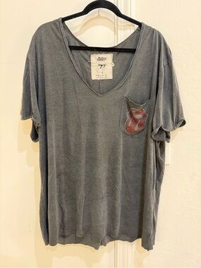 Rolling Stones x People Charcoal Gray Short Sleeve Tee